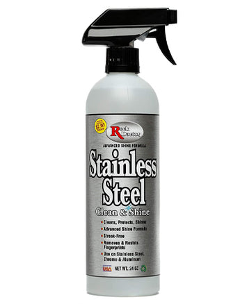 Rock Doctor Stainless Steel Cleaner & Protectant – High Performance Chrome & Aluminum Cleaner, Protects & Shines – Smudge Resistant 24oz 1 Pack Spray Bottle