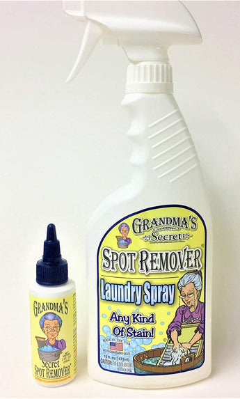 CESDes Grandma's Secret Spot Remover and Laundry Spray Bundle for Those Tough Spots