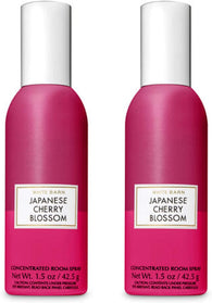 Bath and Body Works 2 Pack Concentrated Room Spray Japanese Cherry Blossom 1.50 Oz.