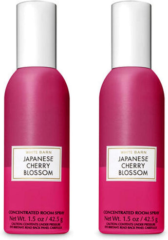 Bath and Body Works 2 Pack Concentrated Room Spray Japanese Cherry Blossom 1.50 Oz.