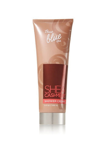 Bath and Body Works True Blue Spa Shea Cashmere Shower Cream 8 Ounce