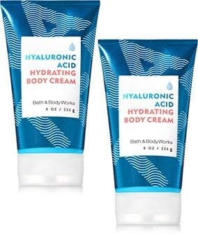 Bath and Body Works 2 Pack Water Hyaluronic Acid Hydrating Body Cream.8 Oz