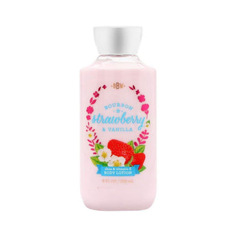 Bath & Body Works Lotion Bourbon Strawberry & Vanilla