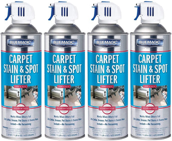 Blue Magic Coffee 22 Ounce Aerosol Can 900 Carpet Stain & Spot Lifter-22 oz, Pack of 4