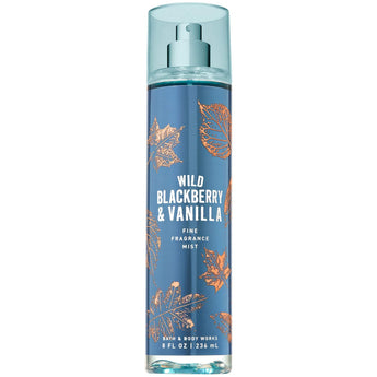 Bath and Body Works WILD BLACKBERRY & VANILLA Fine Fragrance Mist 8 Fluid Ounce (2019 Limited Edition)