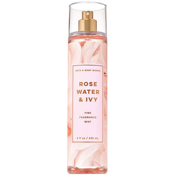 Bath and Body Works ROSE WATER & IVY Fine Fragrance Mist 8 Fluid Ounce (2019 Limited Edition)