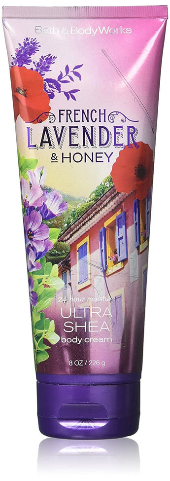 Bath & Body Works French Lavender & Honey 24 Hour Ultra Shea Body Cream 8 oz