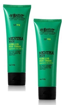 C.O. Bigelow 2 Pack Mentha Tingling Foot Cream 4 Oz
