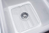Rubbermaid Antimicrobial Sink Protector Mat, Small, White Waves 1295-06-WHT