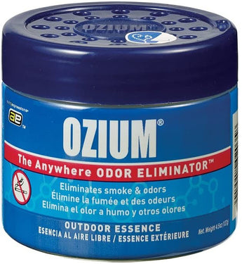 Ozium Smoke & Odors Eliminator Gel. Home, Office and Car Air Freshener 4.5oz (127g), Outdoor Essence Scent