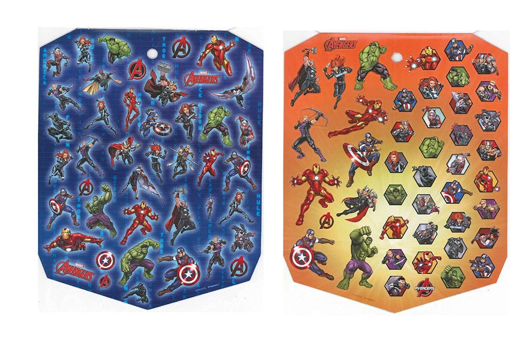 Marvel Avengers Sticker Book for Kids, featured Incredible Hulk, Capta
