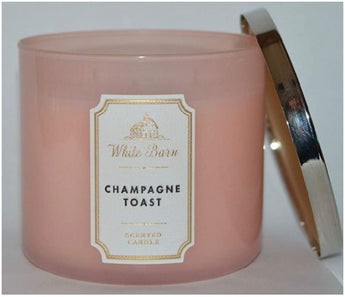 Body Works White Barn 3-Wick Scented Candle in Champagne Toast