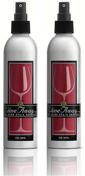 Quantity of 2-8 oz. Wine Away Red Wine Stain Remover Aluminum Bottles Signature Collection