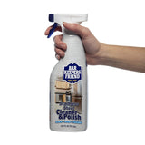 Bar Keepers Friend Stainless Steel Cleaner & Polish (25.4 oz) - Cleans Stainless Steel Refrigerators, Kitchen Sinks, Oven Doors, Oven Hoods, and Other Stainless Steel Surfaces