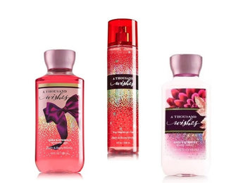 Bath & Body Works A Thousand Wishes Body Set - Shower Gel, Body Lotion & Fragrance Mist