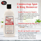 Rock Doctor Spot & Ring Remover, Works on Granite, Marble, Countertop & Quartz, Hard Water Mark & Spot Remover, Remove Coffee & Scuff Mark, 14 oz. Pack of 2