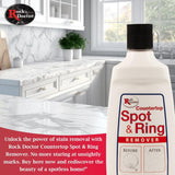 Rock Doctor Granite & Quartz Spot & Ring Remover Bottle and Stain Treatment for Coffee, Water, and Scuff Marks, Water spots, Rings. Works on Marble and other stones. Pack of 1