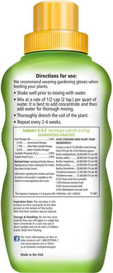 Espoma Company INPF8 Organic Indoor Plant Food, 8 oz Pack of 2
