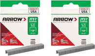 Arrow Fastener 215 Genuine JT21/T27 5/16-Inch Staples, 1,000-Pack - 2 Pack