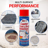 LIFTER-1 Carpet Spot Remover, Stain and Red Wine Remover and Spot Treatment for Oil, Grease, Urine, Cleaning Performance for Rugs, Upholstery, Fabrics. 18 Fl oz Pack of 1 (72 Fl Oz (Pack of 4))