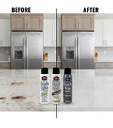 Rock Doctor Granite & Quartz Cleaner Care Kit, 3 Piece Maintenance Stone Care Combo Kit – Cleans & Renews Marble, Travertine, Tile, and All Other Stone, Fresh, With Microfiber Cloth