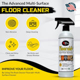 Rock Doctor Multi-Surface Cleaner Combo Pack 64oz and 24oz for Hard Floor Surfaces, Cleans Vinyl, Ceramic Tile, Stone, Laminate, and Hardwood Flooring