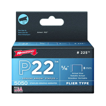 Arrow Fastener P22 Staples 5/16