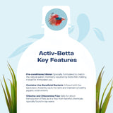 Activ Betta Water for Aquarium Décor, 33.8 fl.oz. - Premium Water Conditioner for Betta Fish Tanks, Enhances Water Quality and Aquatic Health (Pack of 2)