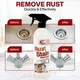 Rock Doctor Rust Stain Remover Spray - Professional-Strength 24oz- Instantly Dissolves Rust & Metal Stains on Sinks, Toilets, Bathtubs, Fabric, Carpet, Appliances, Lime & Rust Removers