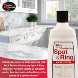 Rock Doctor Spot & Ring Remover, Works on Granite, Marble, Countertop & Quartz, Hard Water Mark & Spot Remover, Remove Coffee & Scuff Mark, 14 oz. Pack of 2