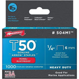 Arrow Fastener 504M1 0.25 in. Monel Staple - BAX of 1000- Pack of 5