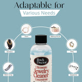Rock Doctor Ultrasonic Jewelry Cleaner Concentrate – Gentle Solution for Diamonds, Gold, Silver, Pearls, & Precious Stones – Restores Sparkle & Shine – 8 oz