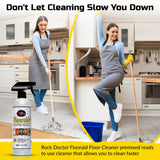 Rock Doctor Multi-Surface Floor Cleaner, Multipurpose for Hard Floor Surfaces, Cleans Ceramic Tile, Stone, Laminate, Granite and Stone Cleaner, 24 oz. Pack of 1