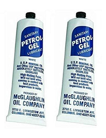 (2 Pack) Petrol Gel Food Grade Equipment LubricantNSF (2/4 oz. Tube)