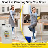 Flooraid + Multi-Surface Floor Cleaner – Vinyl, Ceramic Tile, Stone, Laminate & Hardwood Floor Cleaner – Biodegradable, Non-Toxic, Eco Cleaning Product (64 oz)