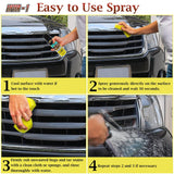 Lifter-1 Bug and Tar Remover for Cars, Trucks, RVs, and SUVs, Fresh Citrus Spray for Stuck On Grime, Clean Auto Detailing Accessory, Streak Free Shine, Safe on Exterior Paint – Pack of 1
