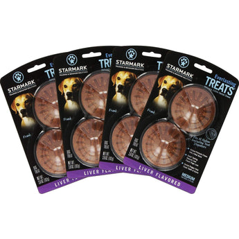 StarMark Triple Crown EVERLASTING DOG TREAT Hard Chew LIVER MEDIUM 8 Treats