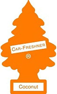 LITTLE TREES Car Air Freshener | Hanging Paper Tree for Home or Car | Coconut | 12 Pack (Packaging May Vary)
