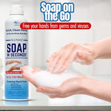 Rock Doctor Foaming Hand Soap In Seconds, 3 Pack, Spray Bottle Dispenser, Fresh Scent, No Rinse Alcohol Free Sanitizer, Gentle on Soft Skin, Home, Work, and School