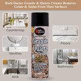 Rock Doctor Granite Cleaner –Cleans & Renews Surfaces –(18 oz) Surface Cleaner Spray, Granite, Marble, Quartz Countertop Cleaner, Cleaning Spray for Vanity, Table Top, Kitchen Counters, Stone Surfaces