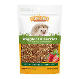 Sunseed Vita Prima Wigglers & Berries Hedgehog Treat - Mealworms for Hedgehogs - Small Animal Trail Mix Snack