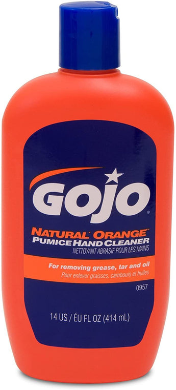 Gojo 957 Natural Orange Pumice Hand Cleaner - 14 oz.