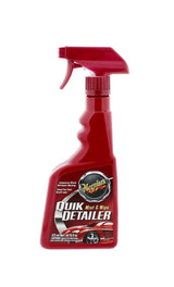 Meguiar's Quik Detailer Mist & Wipe - Easy to Use Car Spray Detailer Lifts Light Dust, Fingerprints, Smudges, and Fresh Contaminants - Perfect to Enhance Shine and Protection Between Washes, 16 Oz