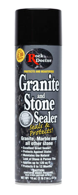 Rock Doctor Granite Sealer for Marble, Stone, and Tile Countertops, Streak-Free Finish with Stain Resistant Moisture Protection, Interior and Exterior Use, Pack of 4