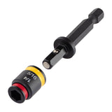 Malco C-RHEX MSHC 1/4" & 5/16" SAE Cleanable, Reversible, Magnetic Hex Chuck Driver| Bit-Tip & Zip-in Driver Bit | Magnetic Flip Bit Driver, Flip Socket Driver