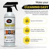Rock Doctor Multi-Surface Cleaner Combo Pack 64oz and 24oz for Hard Floor Surfaces, Cleans Vinyl, Ceramic Tile, Stone, Laminate, and Hardwood Flooring