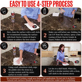 Rock Doctor Granite Polish Spray and Surface,18 oz. Can Polish Tile, Marble, Kitchen Countertop, and Natural Stone Surfaces, Streak-Free Shine
