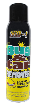 Lifter-1 Bug and Tar Remover for Cars, Trucks, RVs, and SUVs, Fresh Citrus Spray for Stuck On Grime, Clean Auto Detailing Accessory, Streak Free Shine, Safe on Exterior Paint – Pack of 1