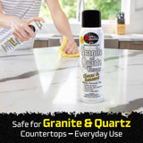 Rock Doctor Granite Cleaner - Cleans& Renews Surfaces - (18 oz) Surface Cleaner Spray, Granite/Marble Countertop Cleaner, Cleaning Spray for Vanity, Table Top, Kitchen Counters, Stone Surfaces (6Pack)