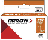 Arrow Fastener 259 9/16" T25 Staples,Gray,2 Pack